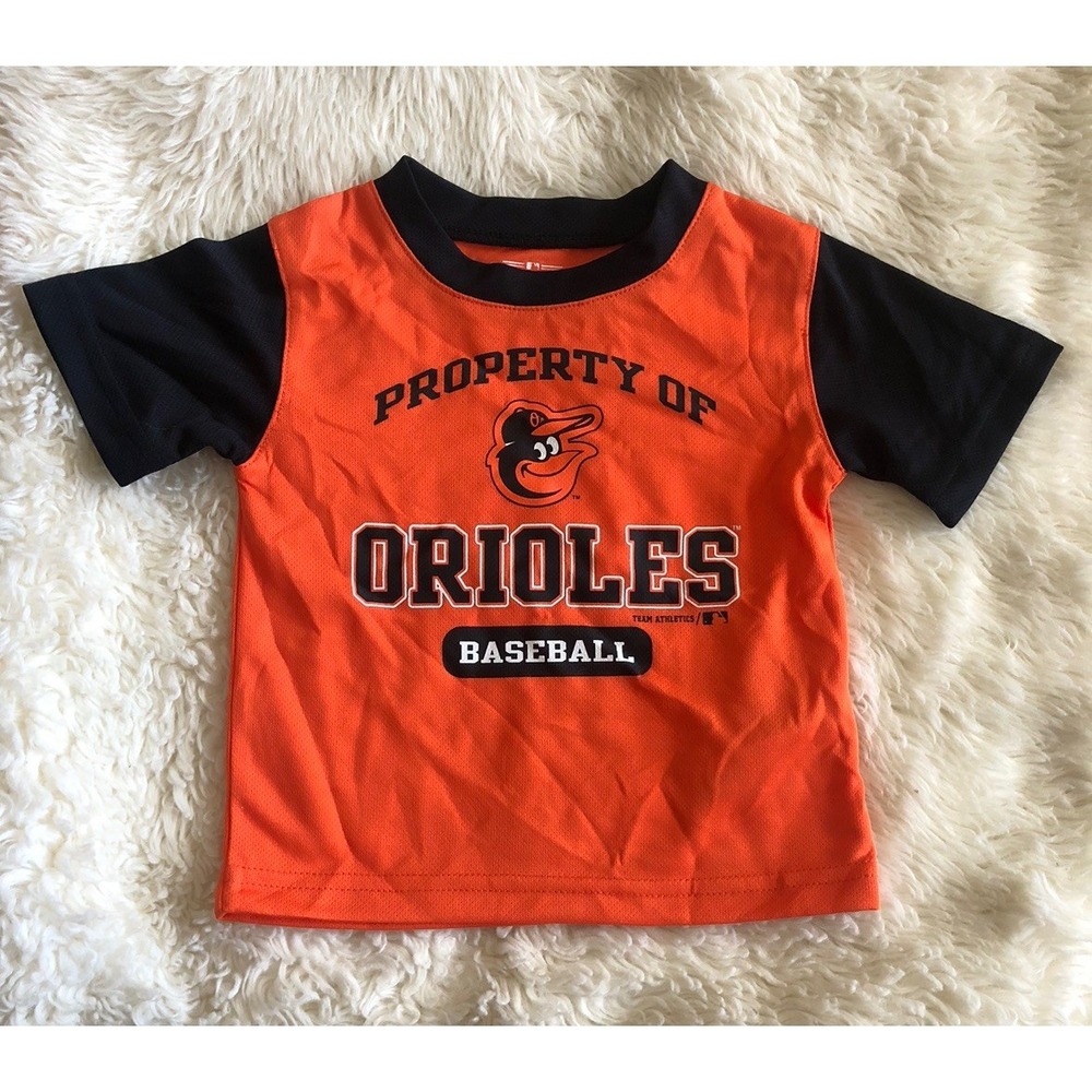 Baltimore Orioles MLB Athletic T Shirt Toddler Unisex 12M Genuine Merchandise